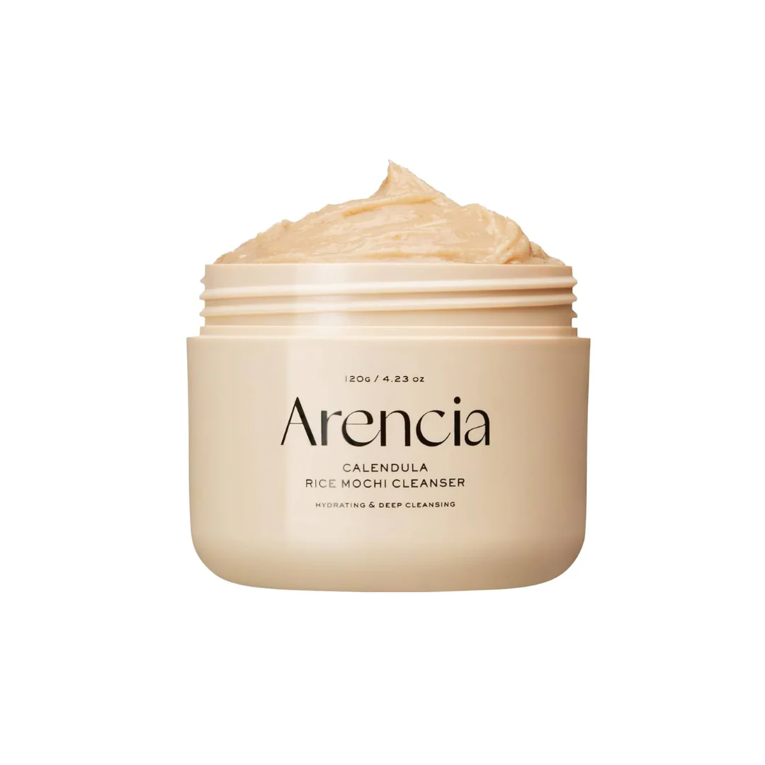 Spuma de curatare faciala cu mochi de orez, Fresh Calendula Mochi Cleanser, Arencia, 120g
