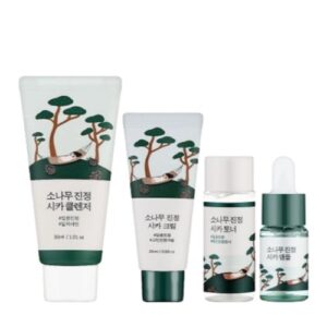 Set ingrijire faciala Pine Calming Cica Trial Kit, Round Lab