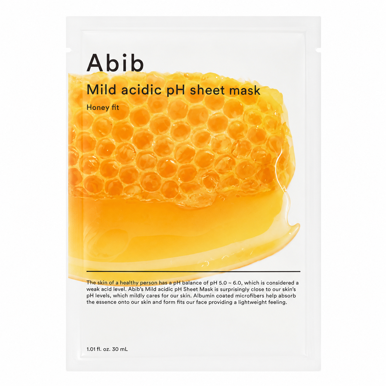 ABIB - Mild Acidic PH Sheet Mask Honey Fit, 1 sheet
