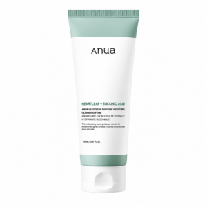 Anua – Heartleaf Succinic Moisture Cleansing Foam, 150ml