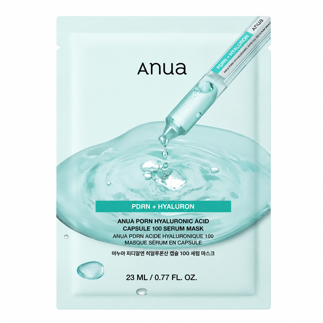 Anua - PDRN Hyaluronic Acid Capsule 100 Serum Mask, 23ml