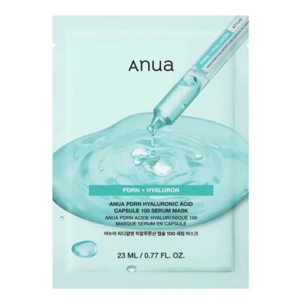 Anua PDRN Hyaluronic Acid Capsule 100 Serum Mask, 23ml - Imagine 1