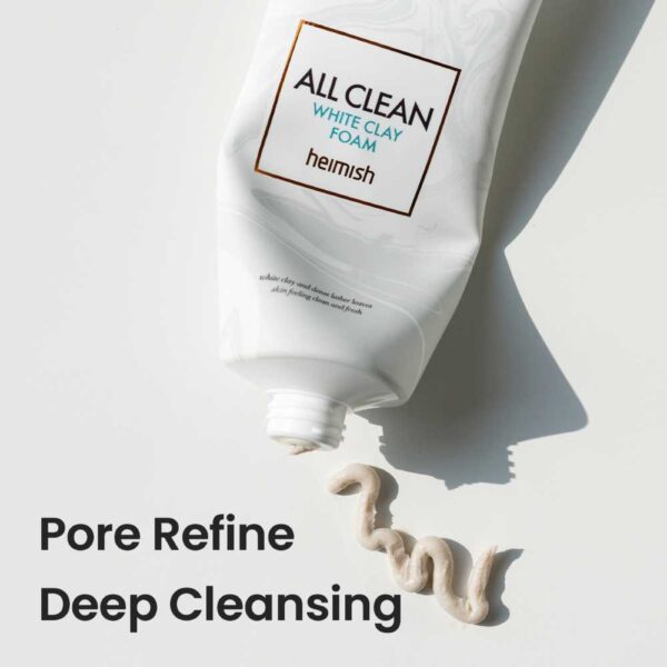 Heimish – All Clean White Clay Foam, 150 ml - Imagine 2