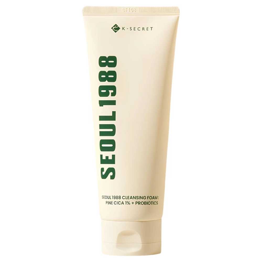 K-SECRET SEOUL 1988 Cleansing Foam : Pine Cica 1% + Probiotics, 150ml