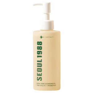 K-SECRET – SEOUL 1988 Cleansing Oil : Pine Cica 1% + Probiotics, 200ml