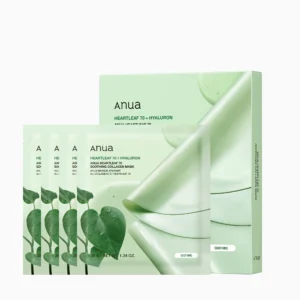 Anua – Heartleaf 70 Soothing Collagen Mask, 4 buc * 38g