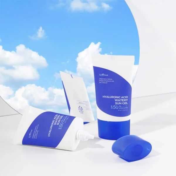 Isntree - Hyaluronic Acid Watery Sun Gel SPF 50+ PA++++, 50 ml - Imagine 2