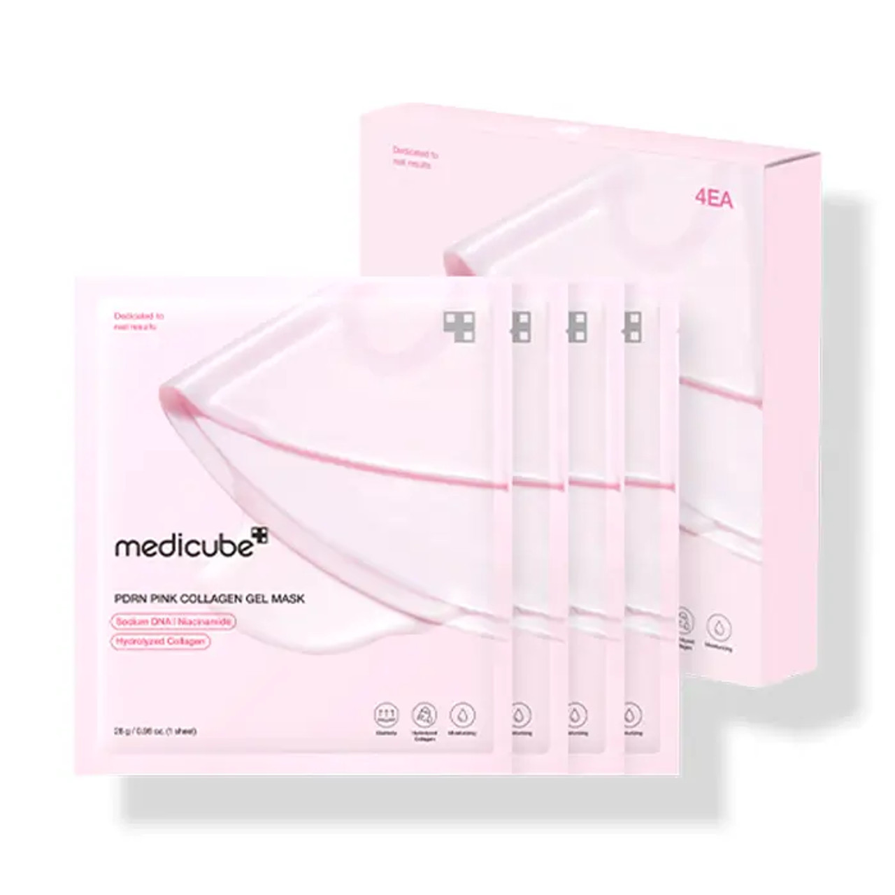 Medicube - Pink Collagen Gel Mask (4 buc * 28 g)