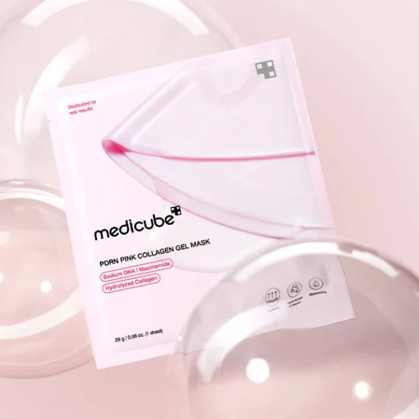 Medicube - Pink Collagen Gel Mask (4 buc * 28 g) - Imagine 3