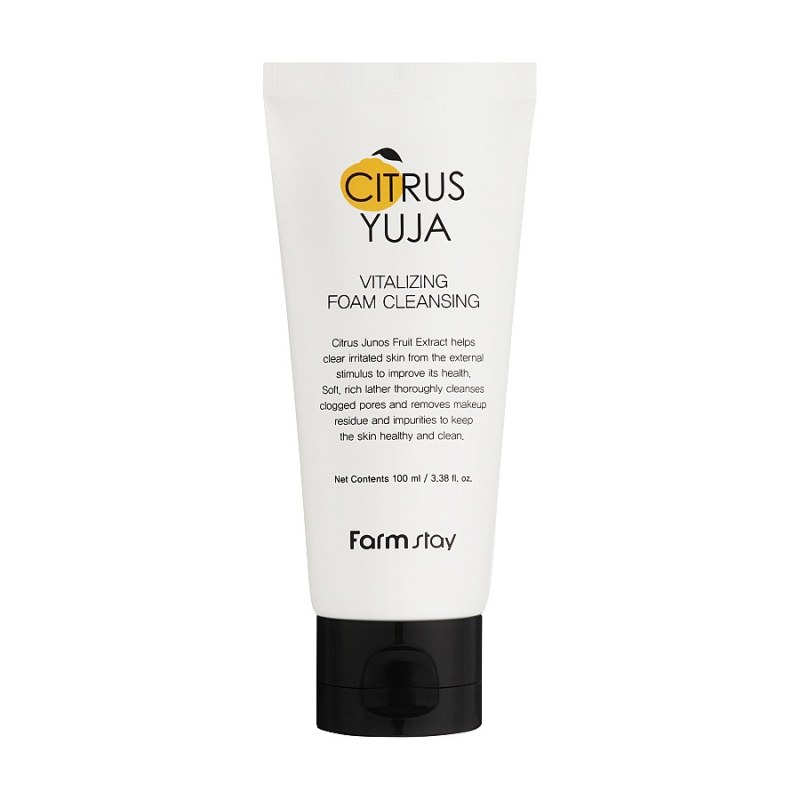 Farmstay - Citrus Yuja Vitalizing Foam Cleansing, 100ml