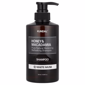 KUNDAL – Honey & Macadamia Nature Shampoo, White Musk, 500ml