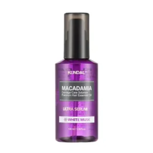 KUNDAL – Macadamia Hair Serum, White Musk, 100ml