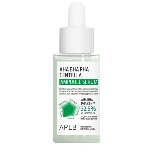APLB - AHA BHA PHA Centella Ampoule Serum, 40ml - Imagine 1