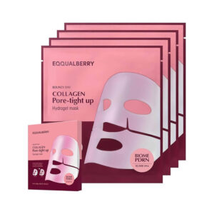 EQQUALBERRY - Collagen Pore-Tight Up Hydrogel Mask, 4ea