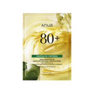 Anua - Heartleaf 80 Moisture Soothing Ampoule Mask - 1pc