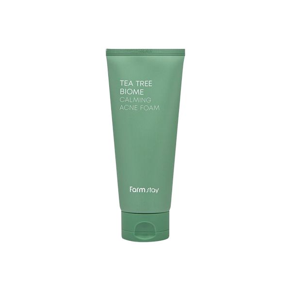 Farmstay - Tea Tree Biome Calming Acne Foam, 180ml