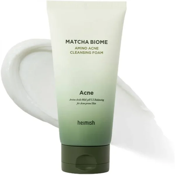 HEIMISH - Matcha Biome Amino Acne Cleansing Foam, 150g - Imagine 1