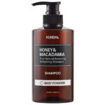 KUNDAL – Honey & Macadamia Nature Shampoo, Baby Powder, 500ml - Imagine 1