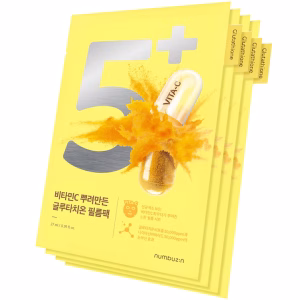 Numbuzin - No.5 Vitamin Spotlight Sheet Mask 27ml*5EA