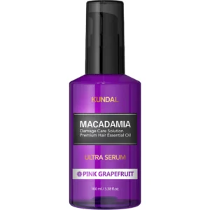 KUNDAL – Macadamia Hair Serum, Pink Grapefruit, 100ml