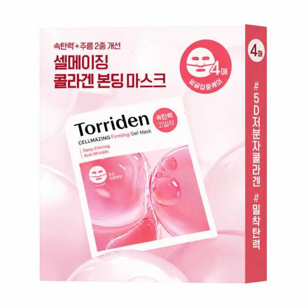 97b07a9f-b6ae-42ef-9ad3-796d58d9fbbb Torriden - Cellmazing Firming Gel Mask Sheet, 4ea set - Imagine 1