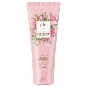 plu - Body Scrub Pink Floral, 200g