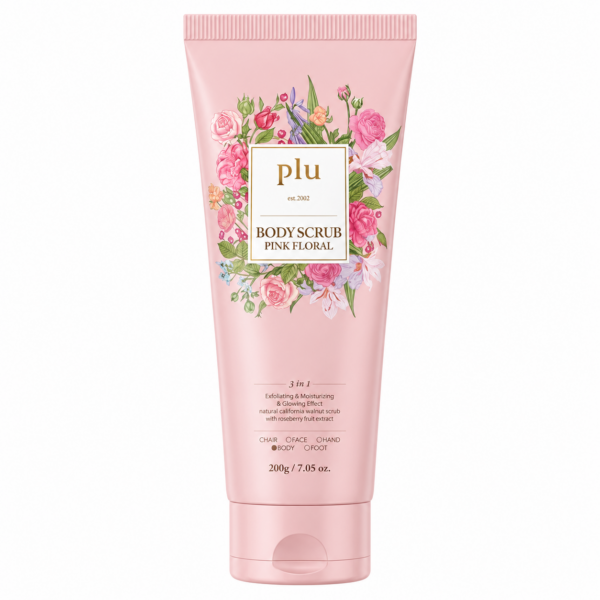 1ee725bb-cfbb-4b34-881f-afa2ec8d7143 plu - Body Scrub Pink Floral, 200g - Imagine 1