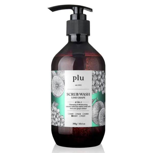 plu – Scrub Wash Lime Grape, 500ml - Imagine 1