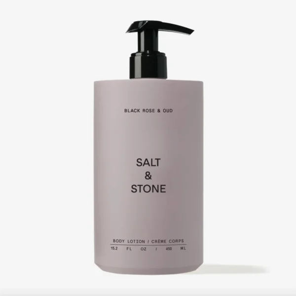 Salt & Stone – Body Lotion Black Rose & Oud, 450ml - Imagine 1