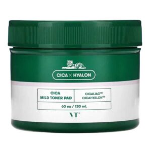 VT Cosmetics - VT Cica Mild Toner Pad, 60 pads
