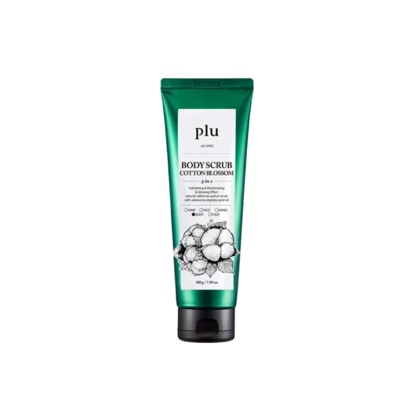 plu - Original Body Scrub Cotton Blossom, 200g - Imagine 1