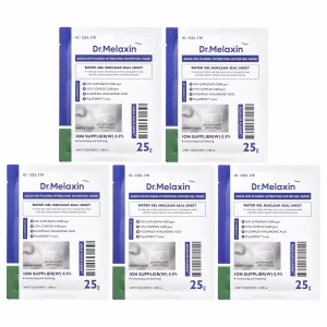 Dr.Melaxin - Aqua Ion Plasma Water Gel Mask 25g*5ea