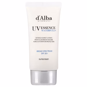 d'Alba - UV Essence Waterfull+ Sunscreen, SPF 50+, 1.69 fl oz (50 ml)