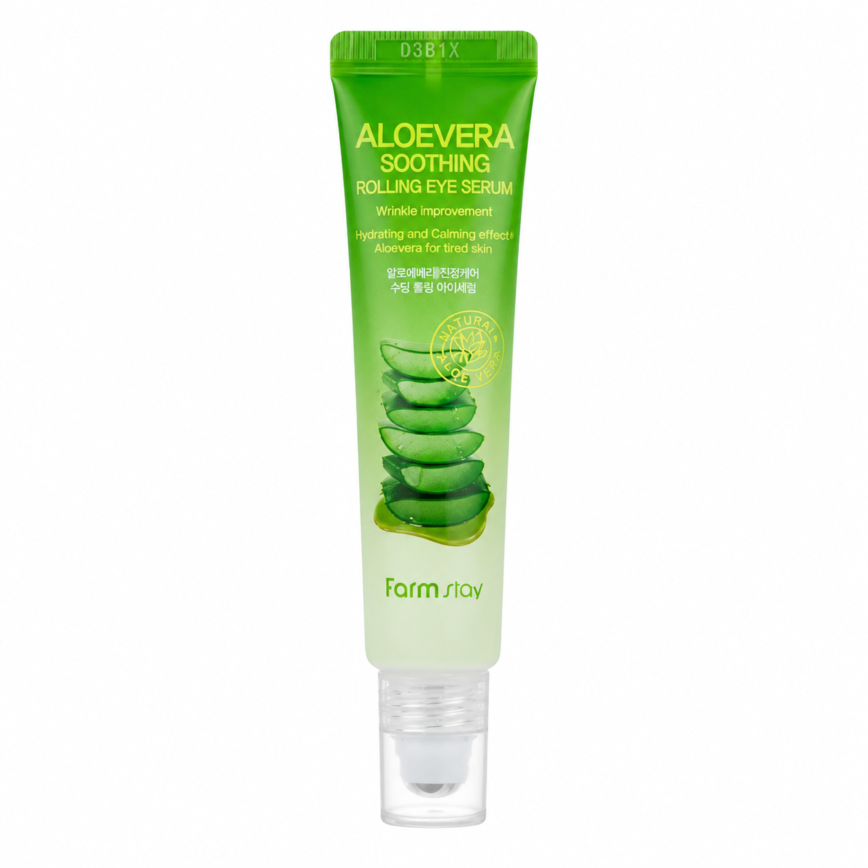 Farmstay - Aloe Vera Soothing Rolling Eye Serum - 25ml