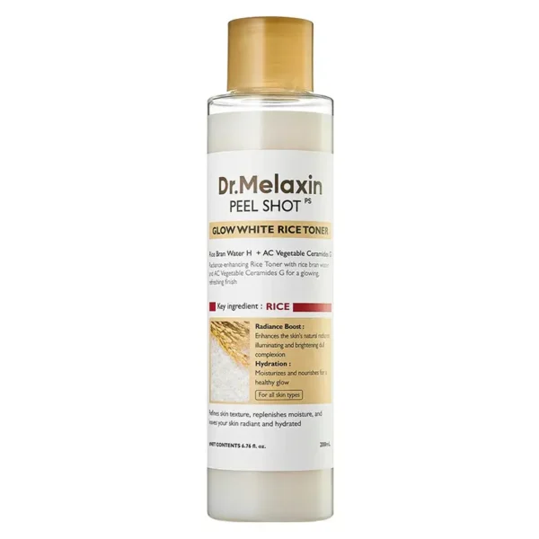 drmelaxin-peel-shot-glow-white-rice-toner-68139838767487 Dr.Melaxin - Peel Shot Glow Rice Toner 200ml - Imagine 1