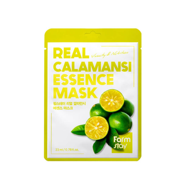 Farmstay - Real Calamansi Essence Mask 1pcs - Imagine 1