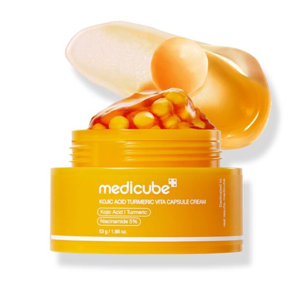 fcde788bbc48171073b6fcd9cd290a35fe53aa71_original Medicube - Kojic Acid Turmeric Vita Capsule Cream 53g - Imagine 1