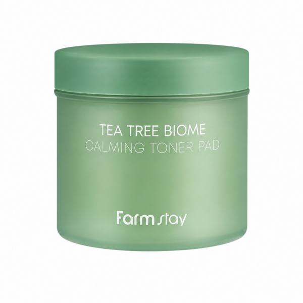 fdb840c8-feb8-4a4c-9f89-7e9a70add8c8 Farmstay - Tea Tree Biome Toner Pads with Soothing Effect – 140 ml - Imagine 1