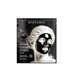 Mary & May - Vegan Collagen Charcoal PDRN Mask - 30g*4ea