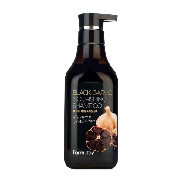 Farmstay - Black Garlic Nourishing Shampoo - 530ml - Imagine 1