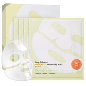 Sungboon Editor - Deep Collagen Niacin-Vita C Brightening Mask - 37g x 4pcs