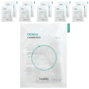 Beplain - Cicaful Calming Beauty Mask, 27g x 10 pcs