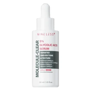 NINE LESS - Molecule-Clear 5% Glycolic Acid Serum - 30ml