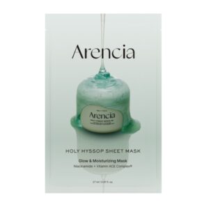 Arencia - Holy Hyssop Sheet Mask, 27ml, 5ea