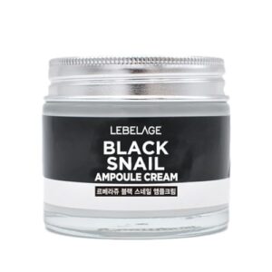 LEBELAGE - Black Snail Ampoule Cream, 70ml