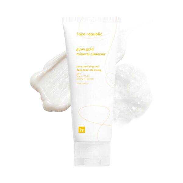 1429610279-1 Face Republic - Glow Gold Mineral Cleanser, 100ml - Imagine 1