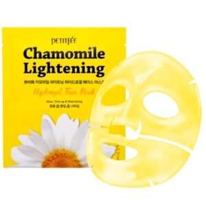 Petitfee - Chamomile Lighting Hydrogel Face Mask, 32g, 1 piece