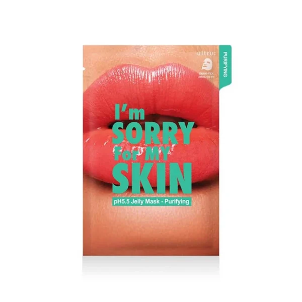 4d3fc44d-c7c5-4b34-94e6-5ce751daf83d-1000x1000-kIIeP790lwNndKkKDXLiCvCTFVRMEMucZEWjkRyb I'm Sorry for My Skin - pH5.5 Jelly Mask - Purifying, 33ml, 1 piece - Imagine 1
