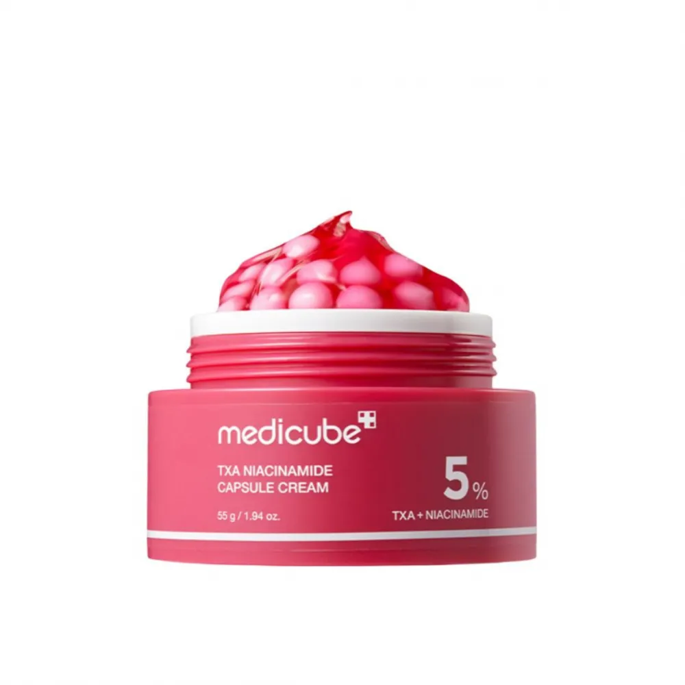 Medicube - Crema de fata iluminatoare anti-pete, TXA Niacinamide Capsule, 55g