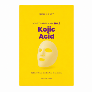 NINE LESS - My Fit Sheet Mask No.2 Kojic Acid, 1 Box, 20g x 5ea